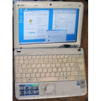 Нетбук MSI Wind U100 (Intel Atom N270 1.66Ghz /1024Mb DDR2 /120Gb /10" 1024x600) - Уфа